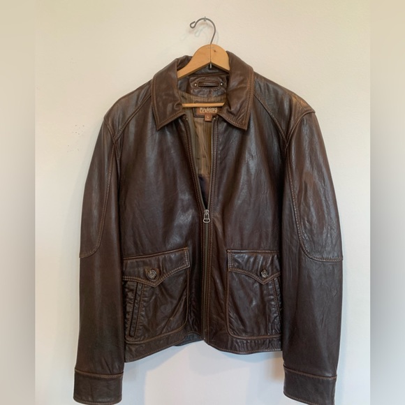 Wilsons Leather Other - Wilsons Leather Brown Jacket with Lining Size Large